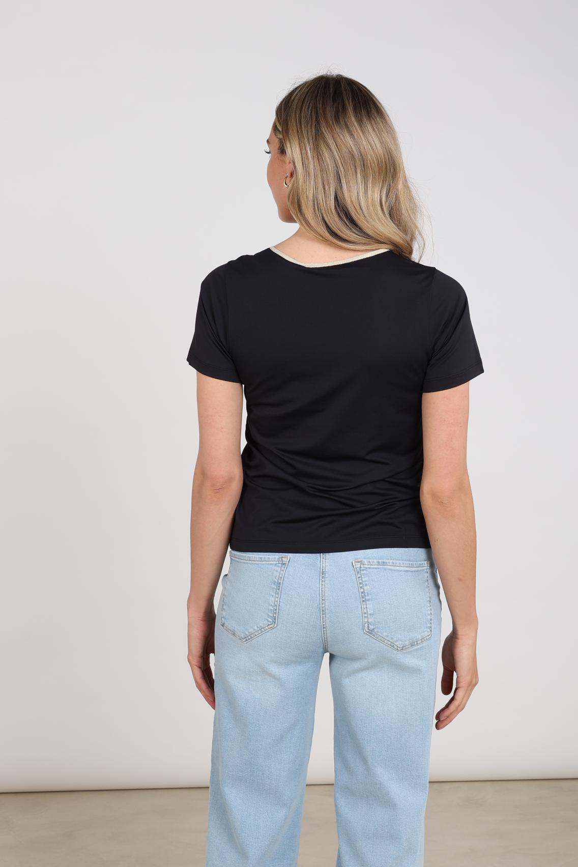 Tirza Top Uni | Black