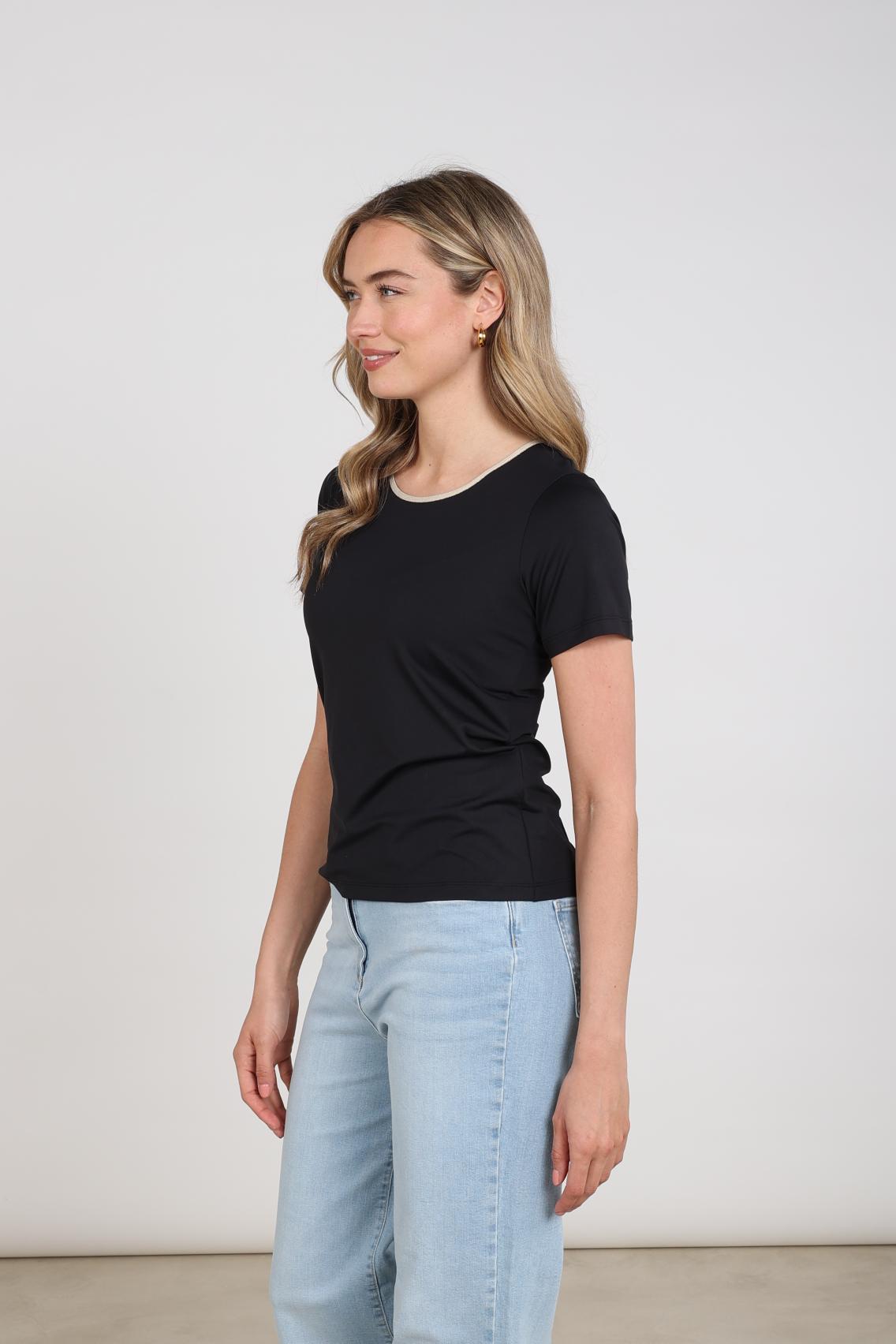 Tirza Top Uni | Black