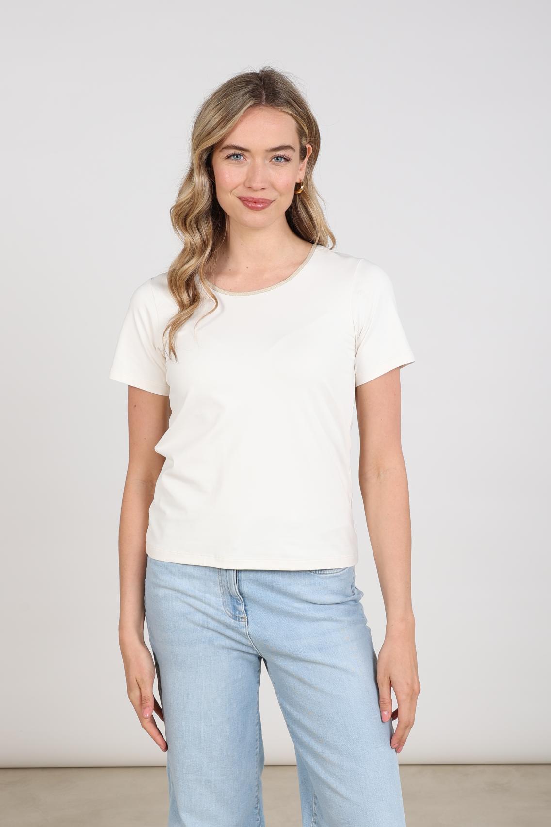Tirza Top Uni | White