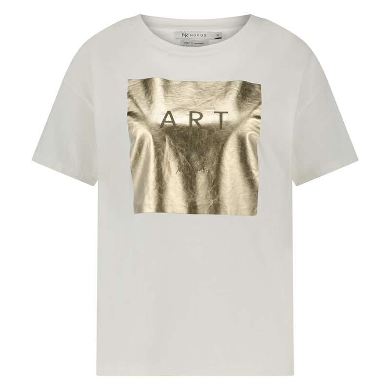 Heart Shirt Offwhite/Gold