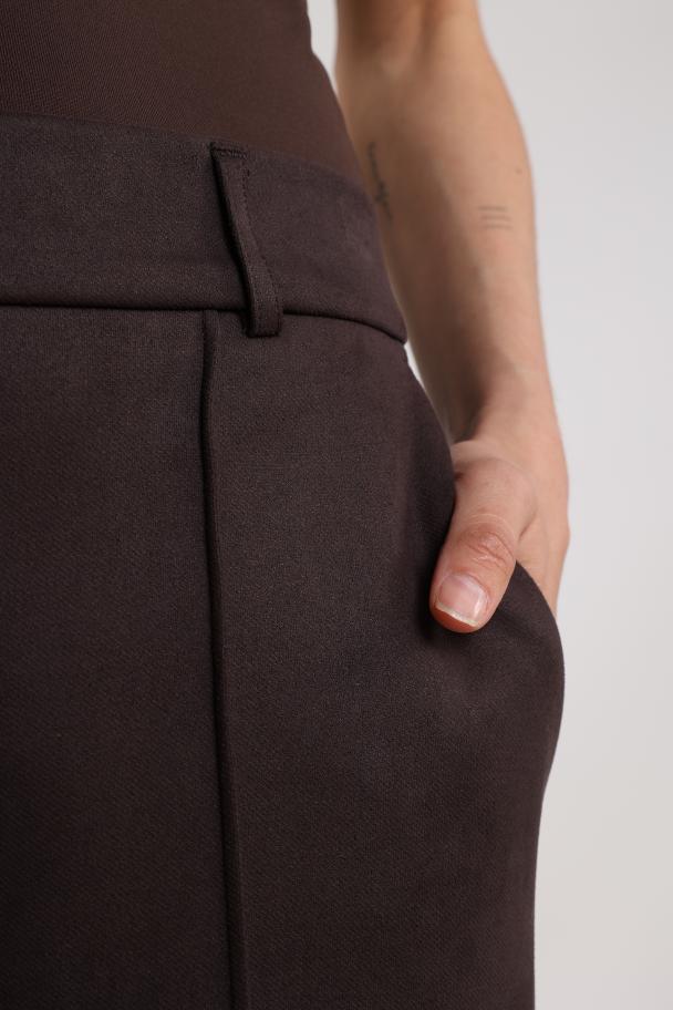Jill Pants Scuba | Dark Chocolate