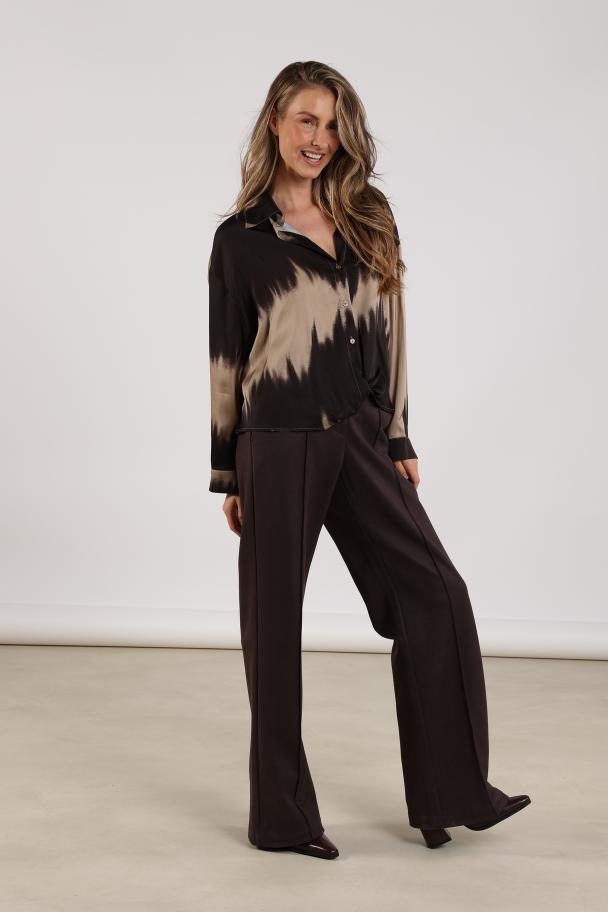Jill Pants Scuba | Dark Chocolate