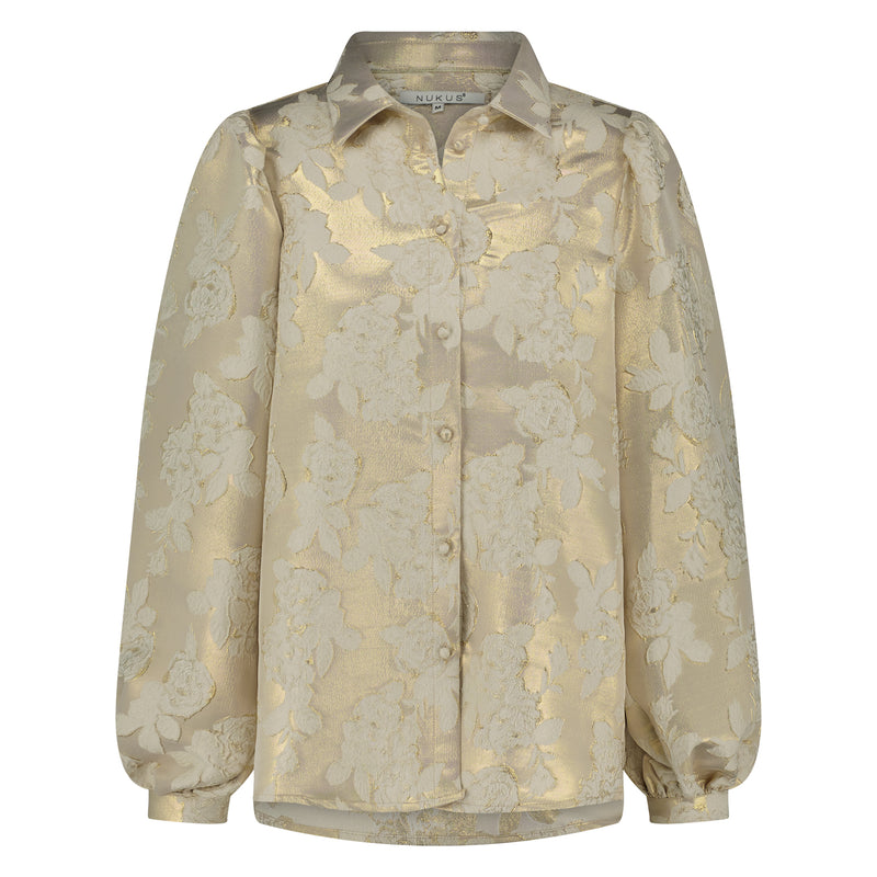 Lettie Blouse Gold/Off White