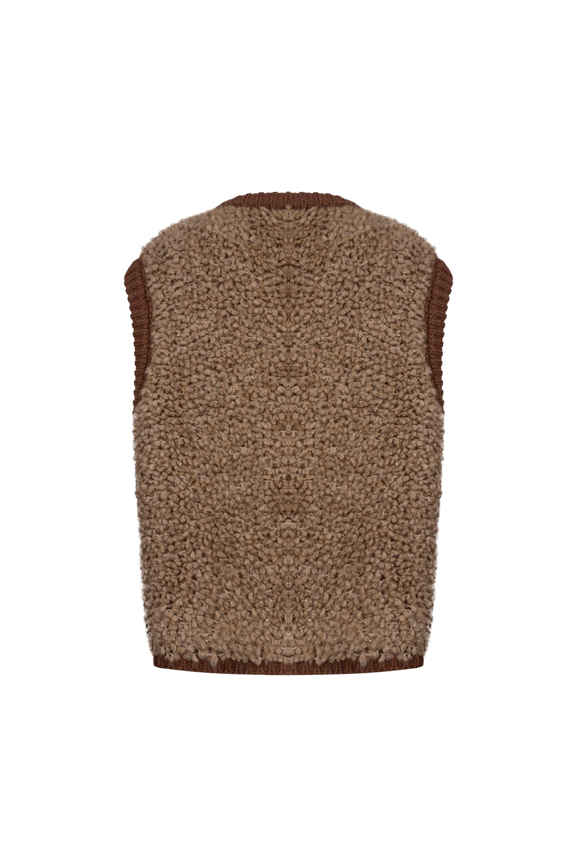 Lana Gilet | Toffee/Espresso