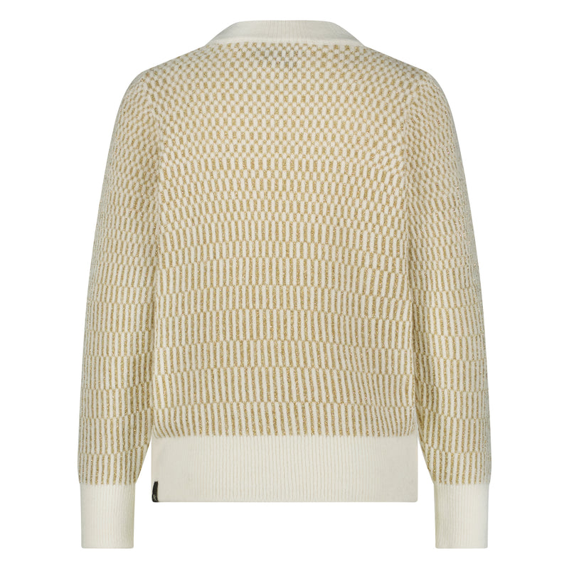 Patsy Pullover White/Gold