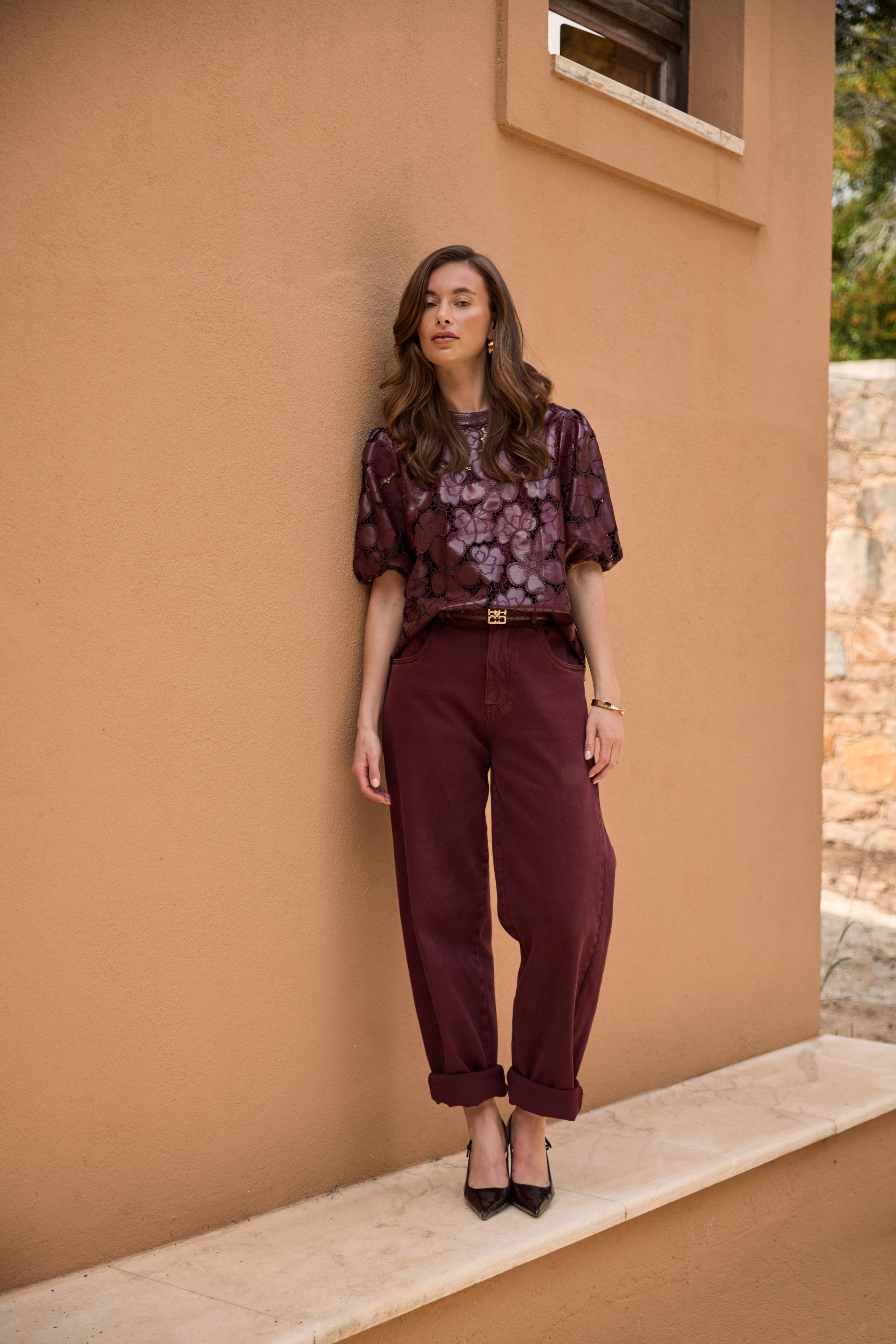 Petra Pants | Cherry