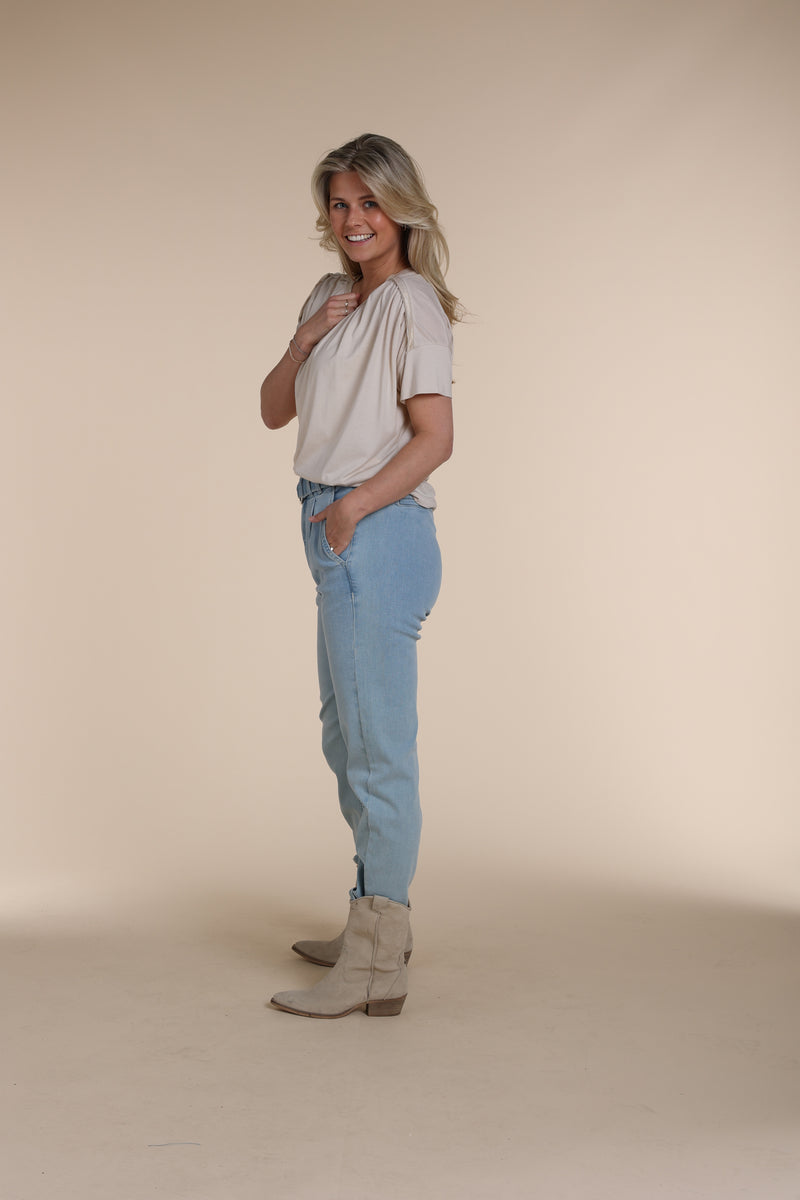 Lisette Pants Bleached Denim