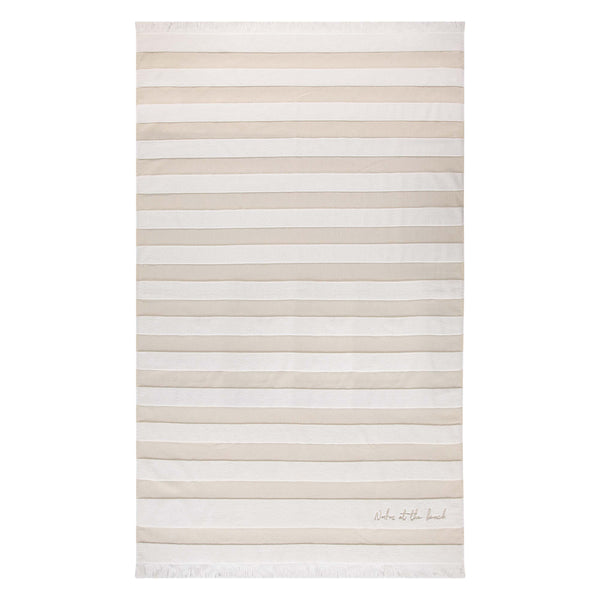 Beach Towel Stripe Sand